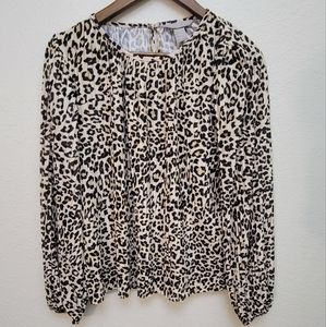Blouse leopard print